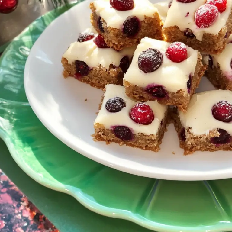 Cranberry Bars