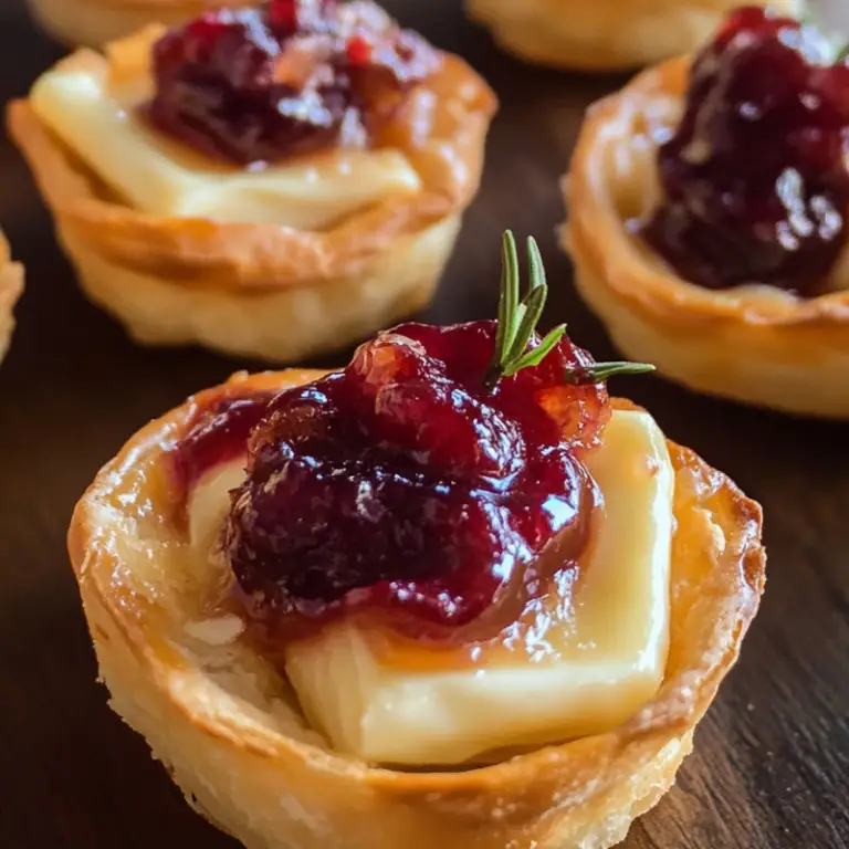Cranberry Brie Bites