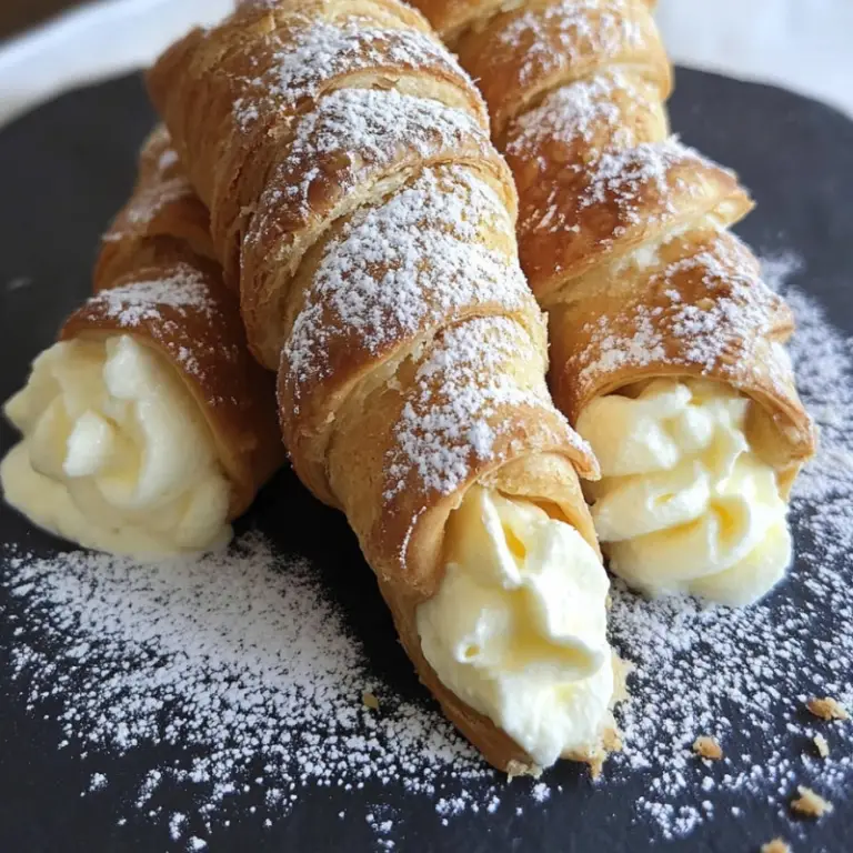 Creamy Mascarpone Horns