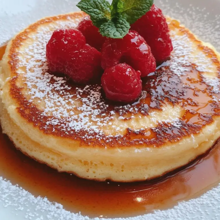 Crème Brûlée Pancakes