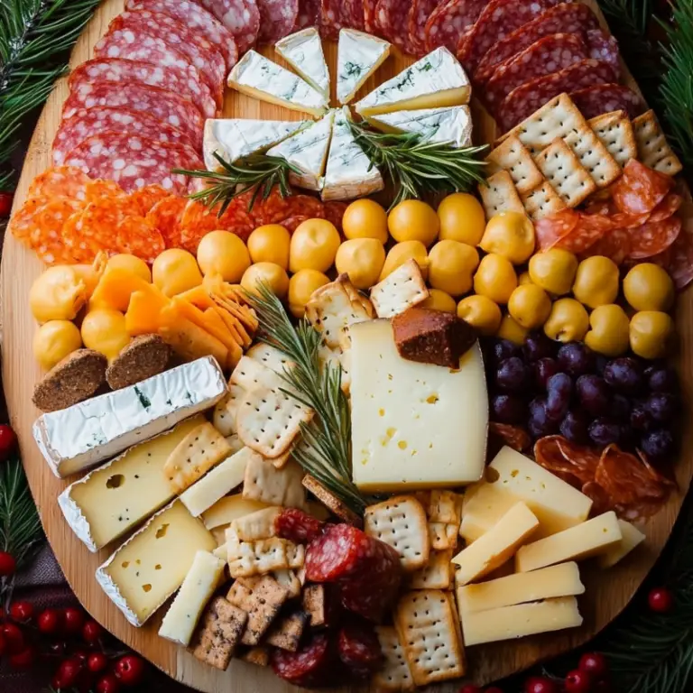 Festive Cheese & Charcuterie Board
