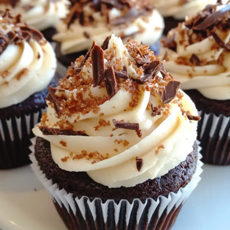 German Chocolate Cupcakes
