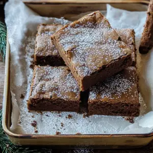 Gingerbread Brownies