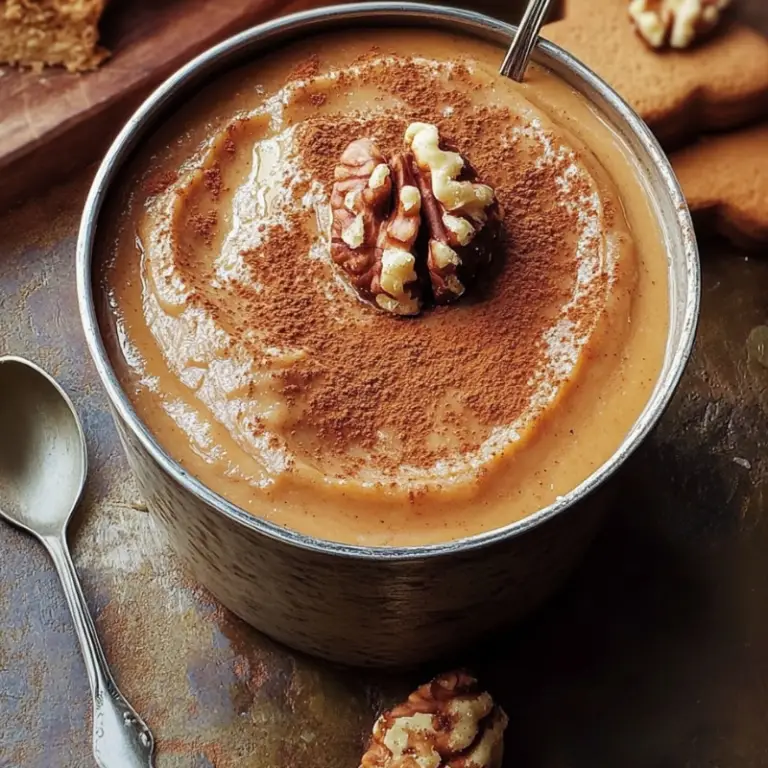 Gingerbread Walnut Pudding
