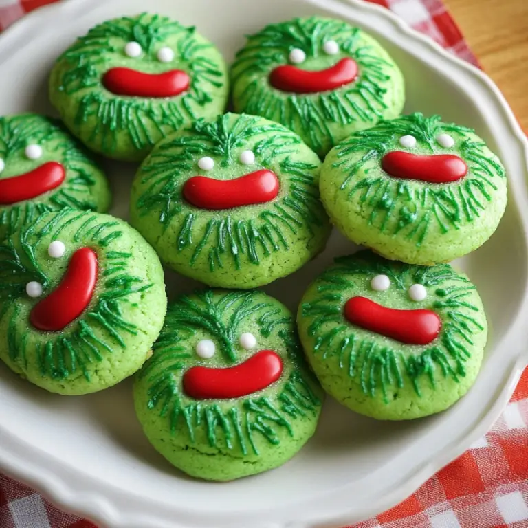 Grinch Sugar Cookies