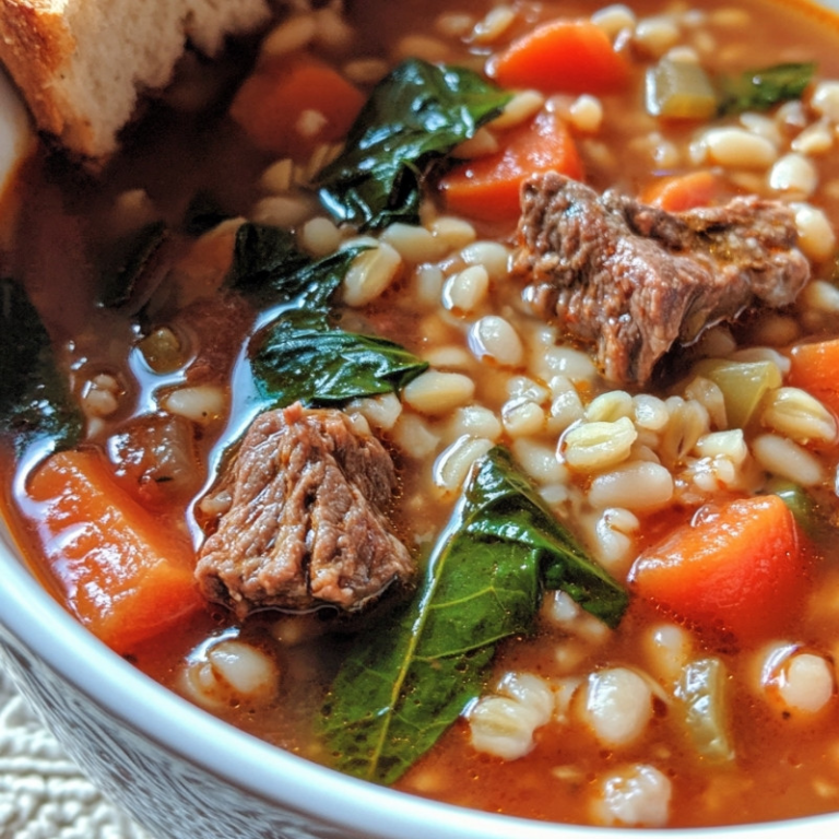 Hearty Beef Barley Soup