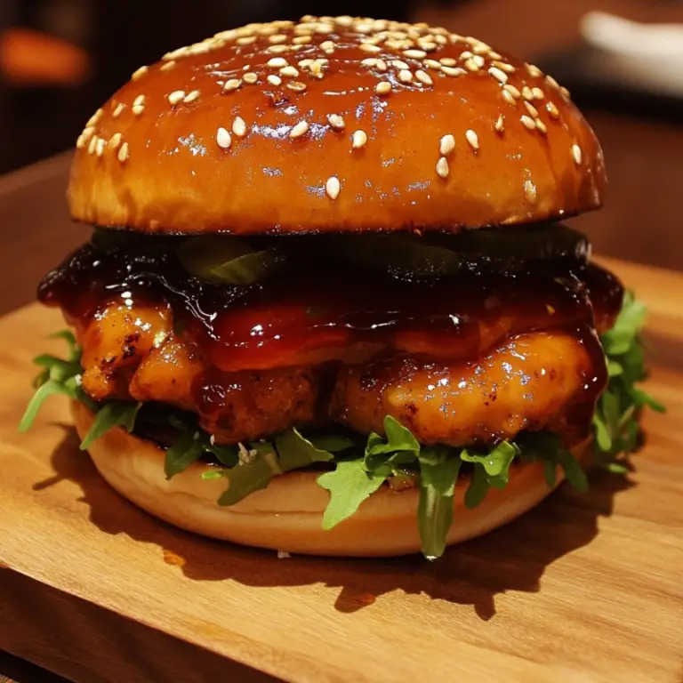 Hot Honey Chicken Burger