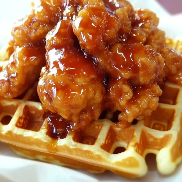 Hot Honey Chicken Waffles