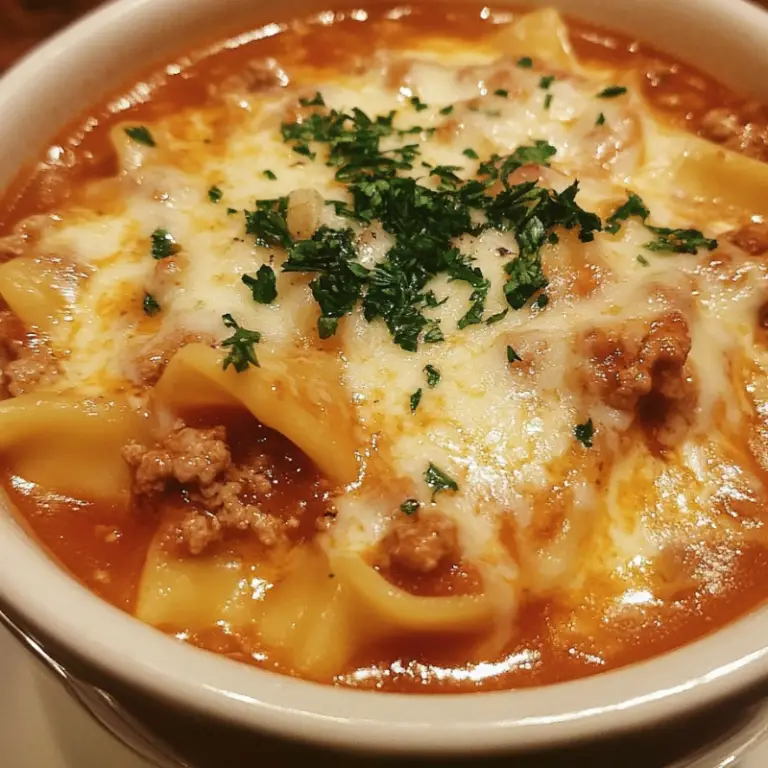 Lasagna Soup