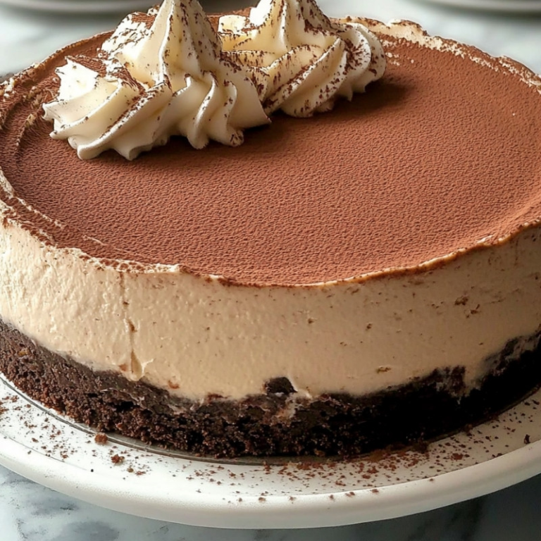 Layered Mocha Cheesecake