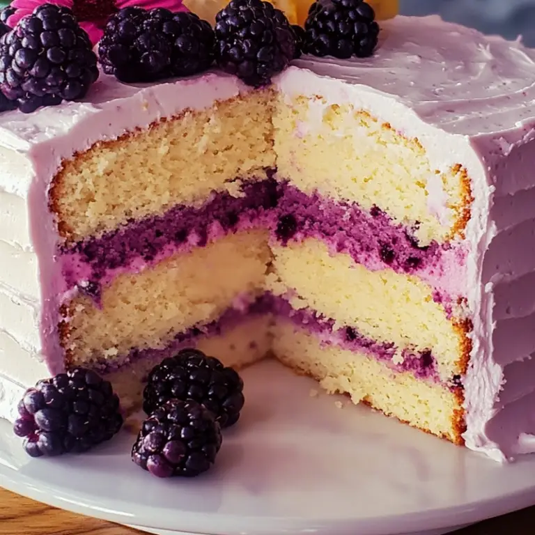Lemon Blackberry Cake