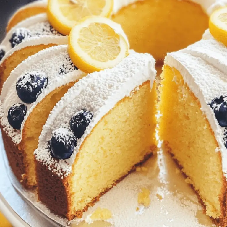 Lemon Blueberry Cake