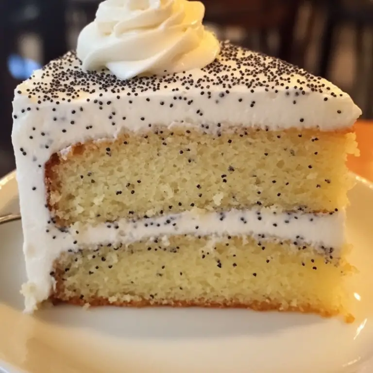 Lemon Poppy Seed Cake