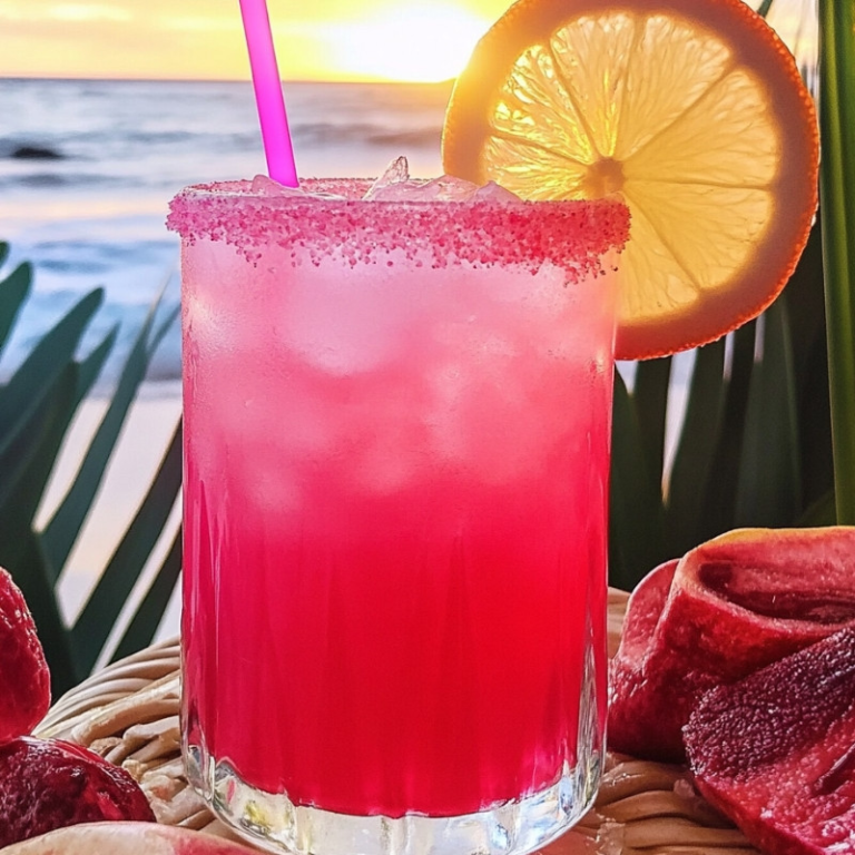 Malibu Barbie Pink Sunrise Cocktail