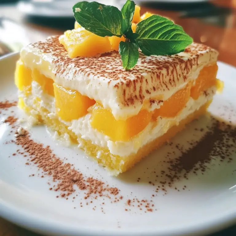 Mango Tiramisu