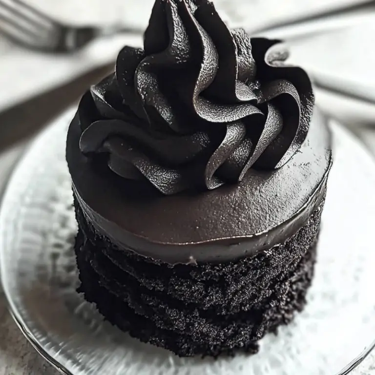 Midnight Black Buttercream