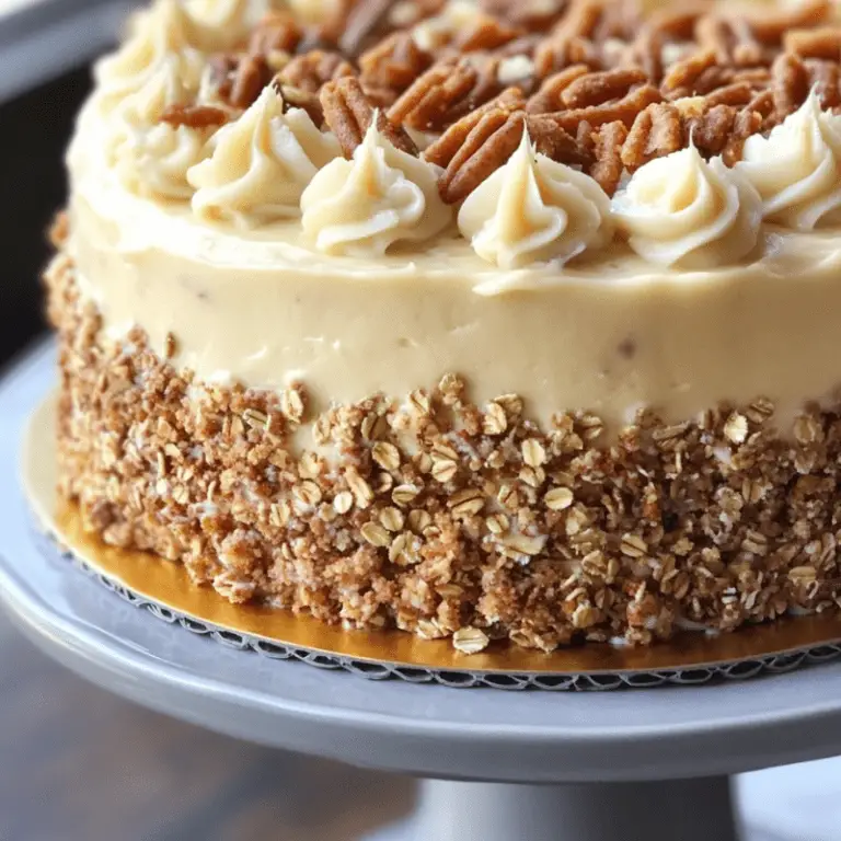 Oatmeal Carrot Cake