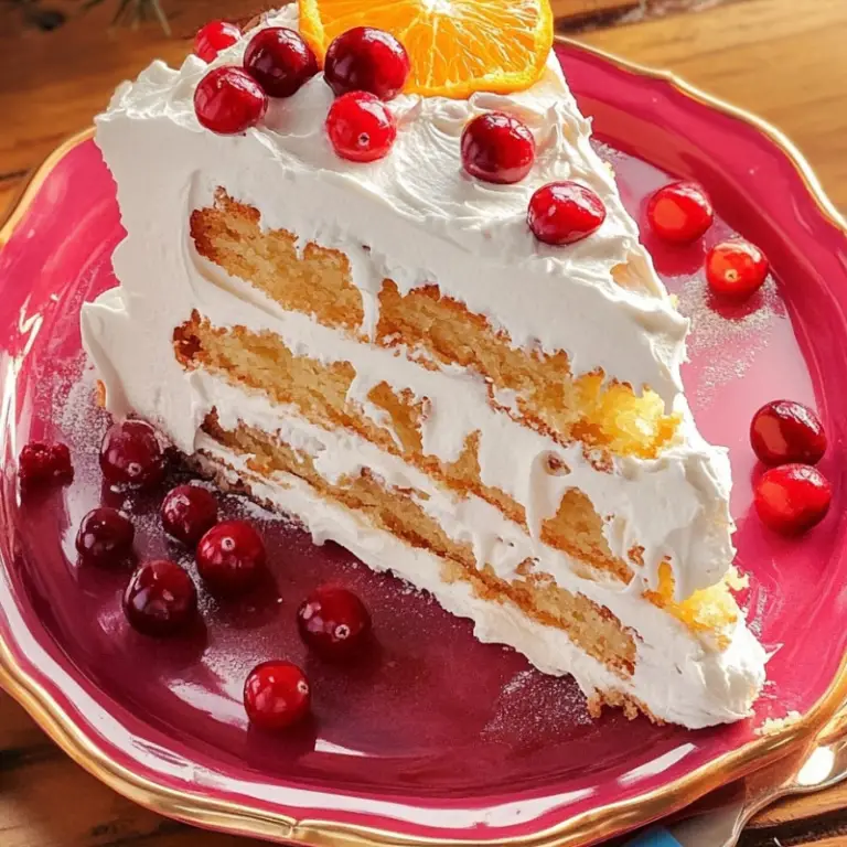 Orange Cranberry Cake
