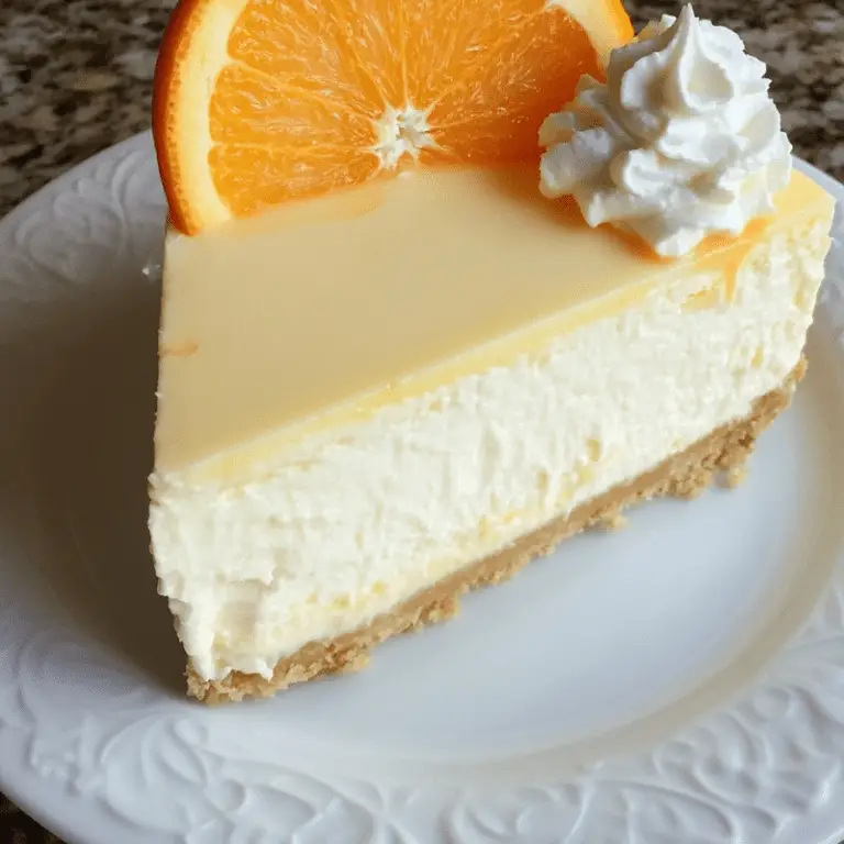 Orange Creamsicle Cheesecake