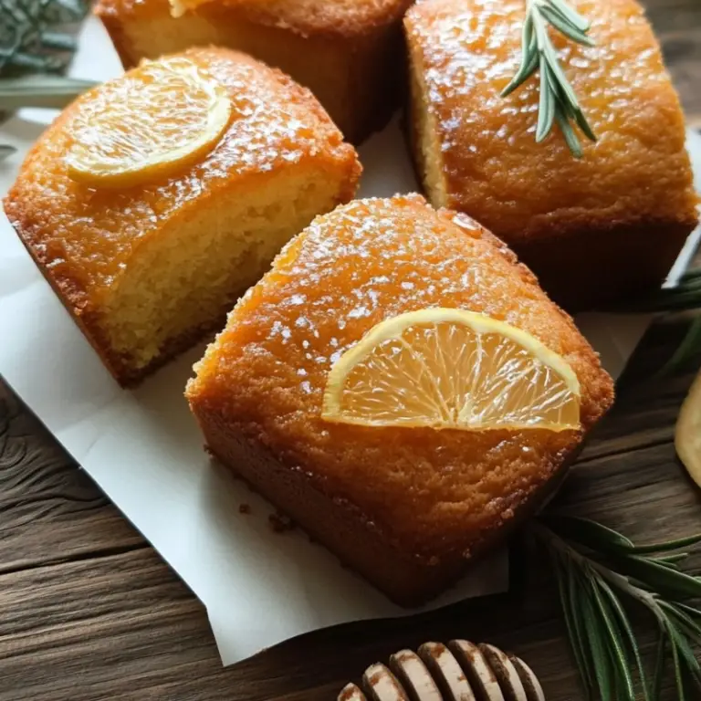 Orange Ginger Honey Cakes