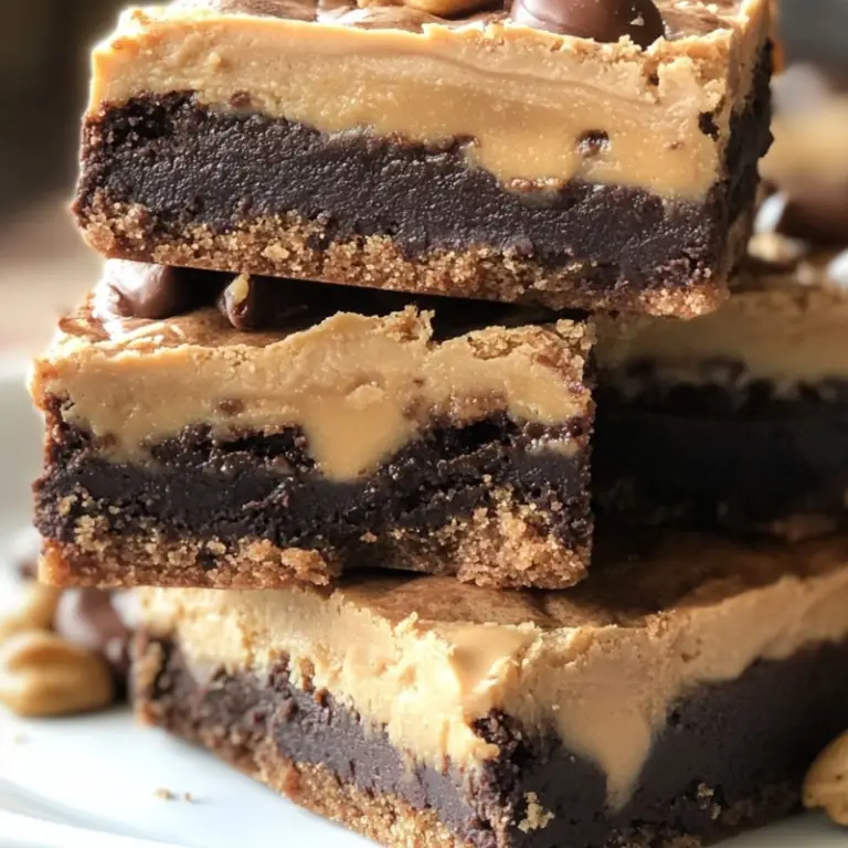 Peanut Butter Brownie Bars