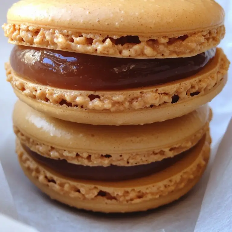 Peanut Butter & Jelly Macarons