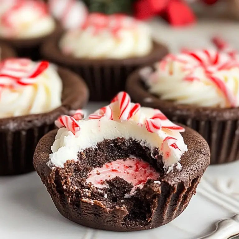 Peppermint Chocolate Cookie Cups