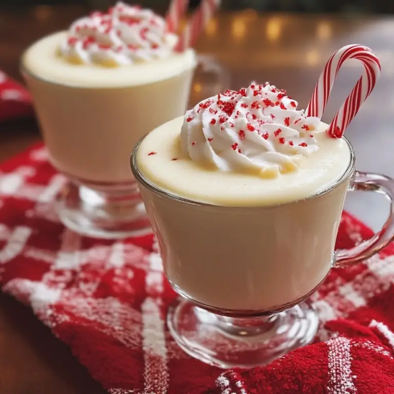 Peppermint Eggnog Delight