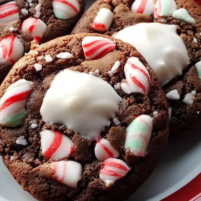 Peppermint Hot Cocoa Cookies