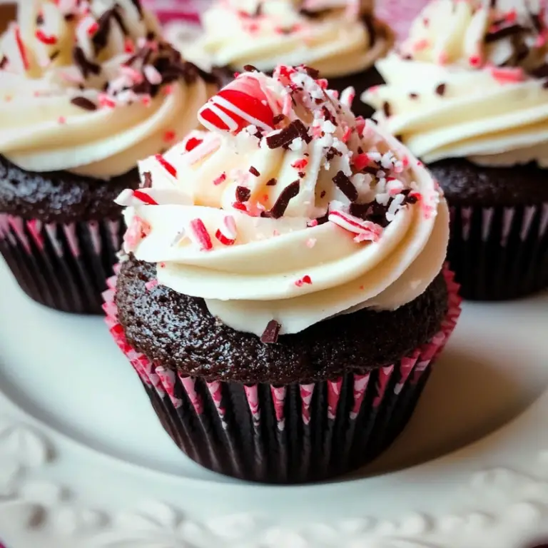 Peppermint Mocha Cupcakes