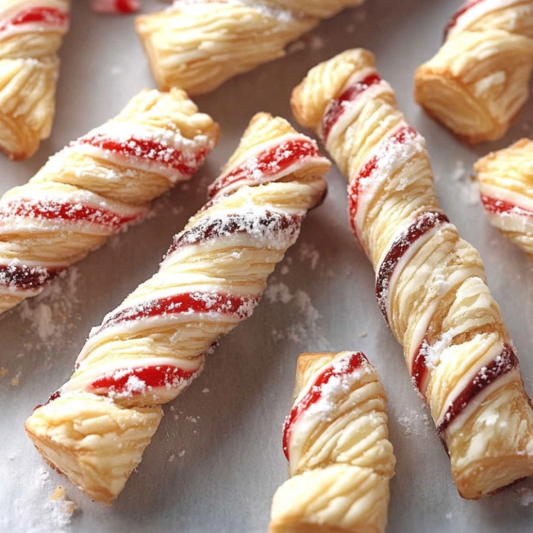 Peppermint Pastry Twists