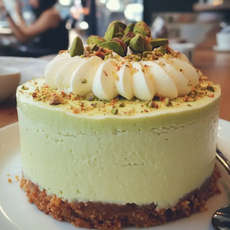 Pistachio Delight Cheesecake