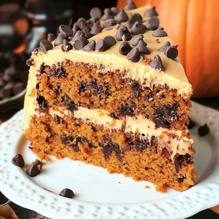 Pumpkin Chocolate Chip Cake