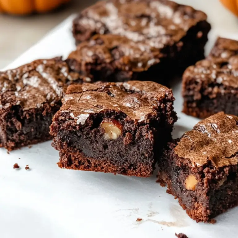 Pumpkin Pecan Brownies