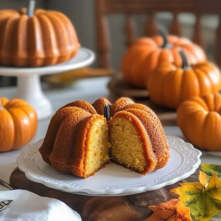 Pumpkin Spice Bundt Cakes