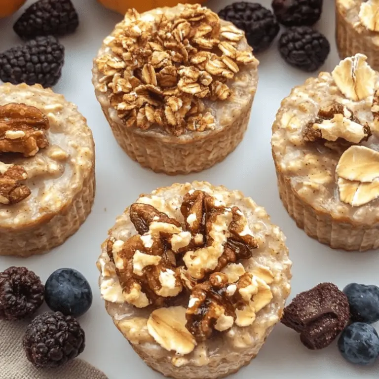 Pumpkin Spice Oatmeal Cups