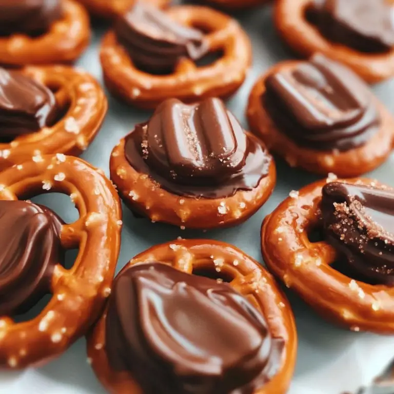Pumpkin Spice Pretzel Turtles