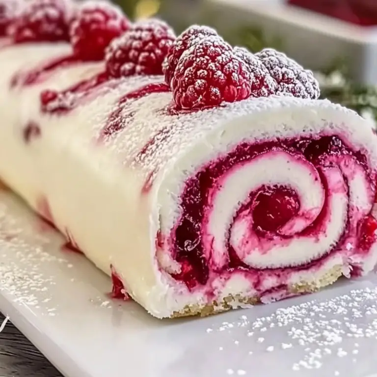 Raspberry Swirl Christmas Roll: A Festive Deligh