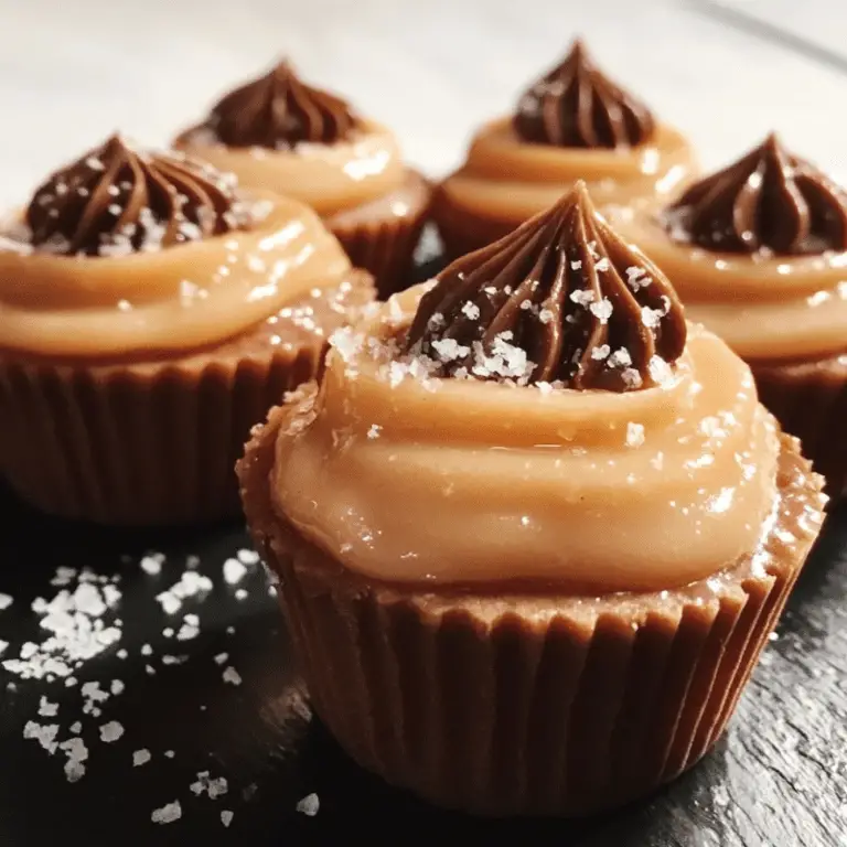 Salted Caramel Cookie Cups