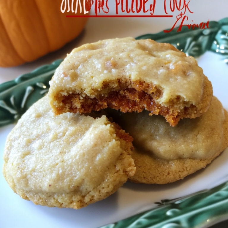 Santa’s Pumpkin Spice Meltaway Cookies