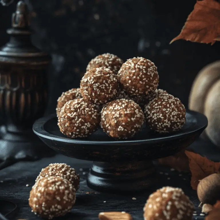 Sesame Pumpkin Spice Balls