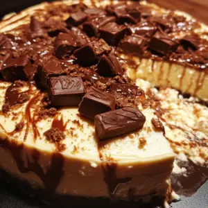 Snickers Cheesecake Delight