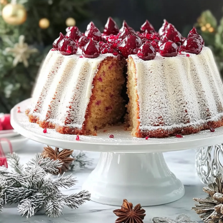 Spiced Cranberry Cake