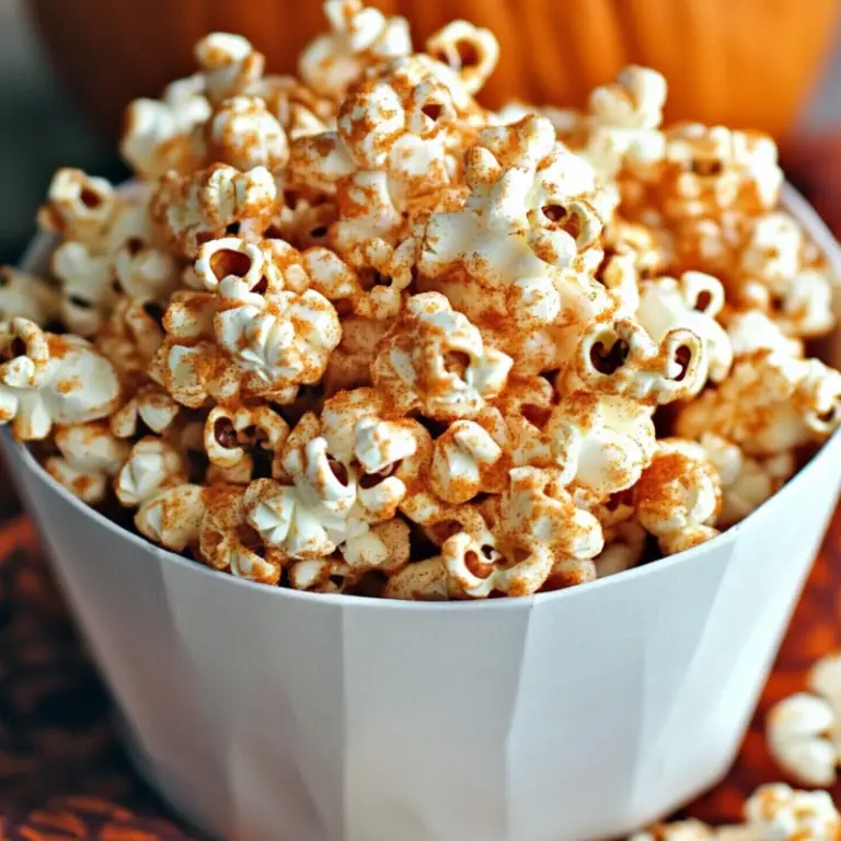 Spiced Pumpkin Popcorn