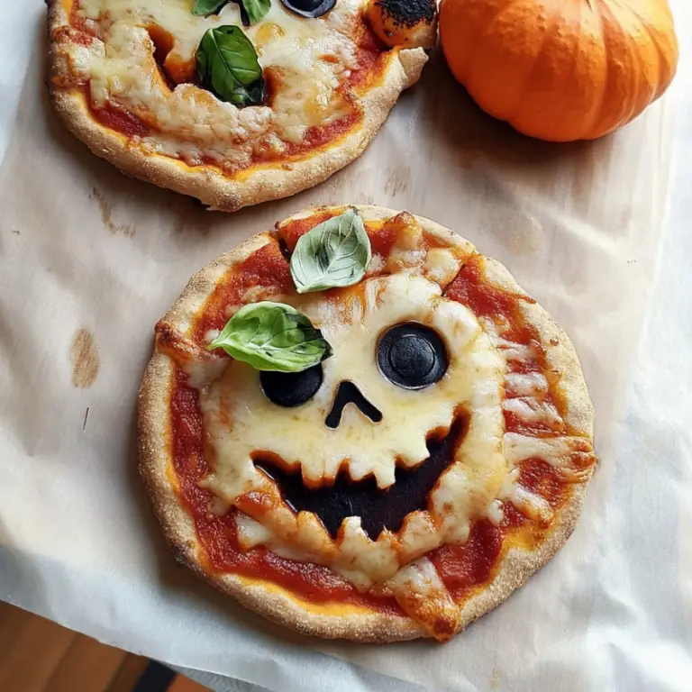 Spooky Pumpkin Pizza