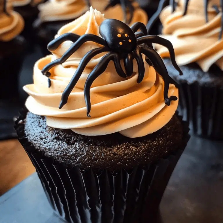 Spooky Spider Cupcakes