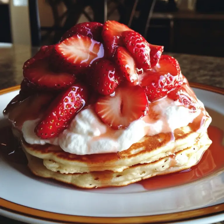 Strawberry Shortcake Pancakes