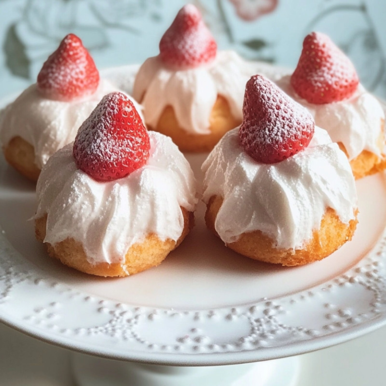 Strawberry Yoghurt Mini Bundt Cakes
