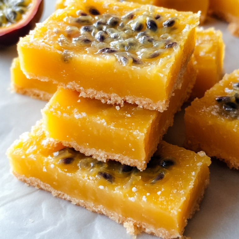 Tropical Passion Fruit Bars
