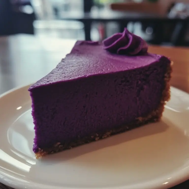 Ube Cheesecake